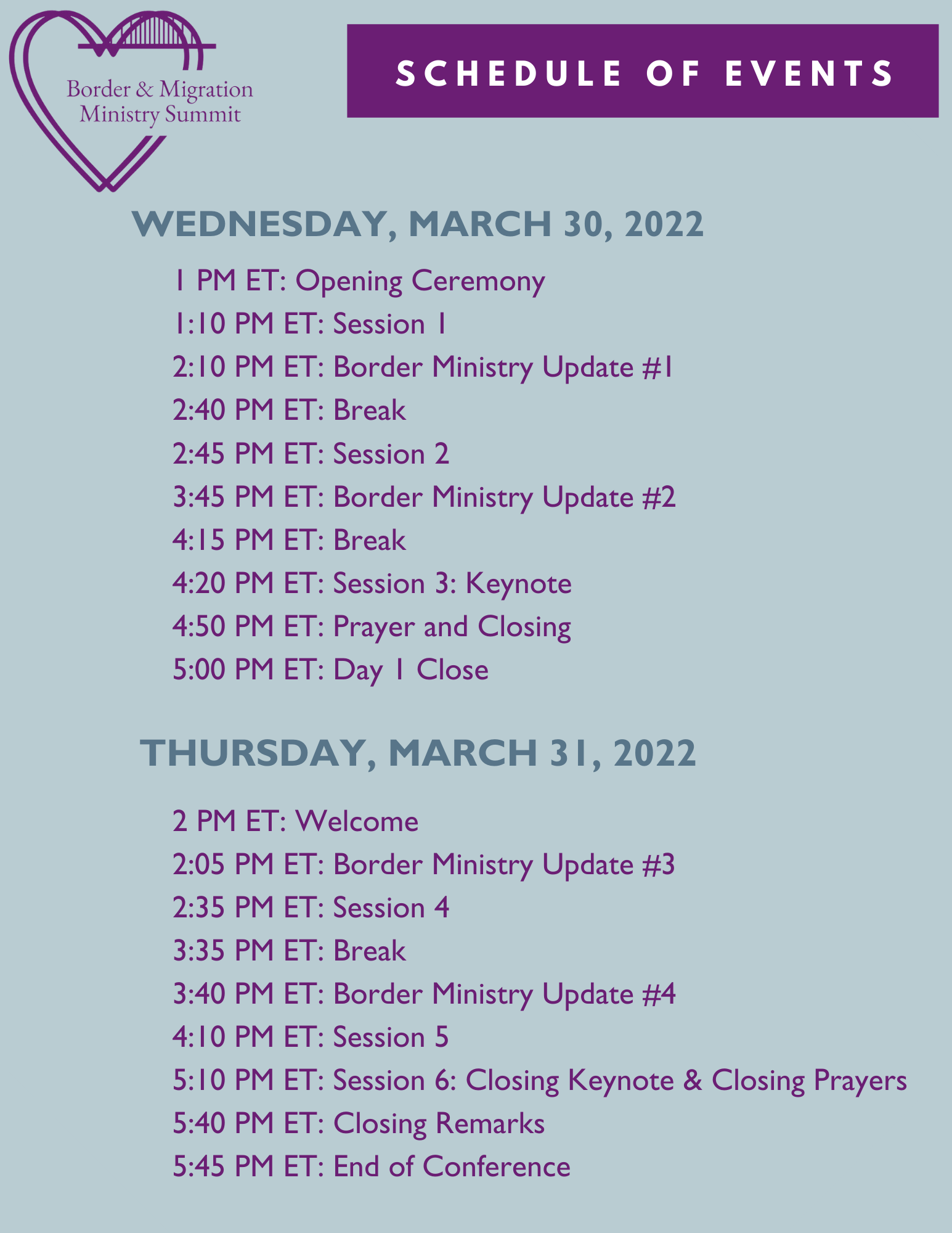 Border Migration Ministry Summit Episcopal Migration Ministries